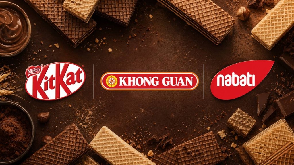 Brand Wafer Biscuits dengan Eksposur Media Terkuat di Indonesia: KitKat, Khong Guan, dan Nabati