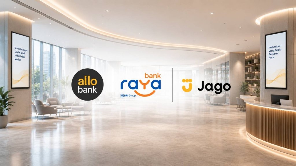 Brand Digital Banks dengan Reputasi Media Terkuat: Allo Bank, Bank Raya, dan Bank Jago
