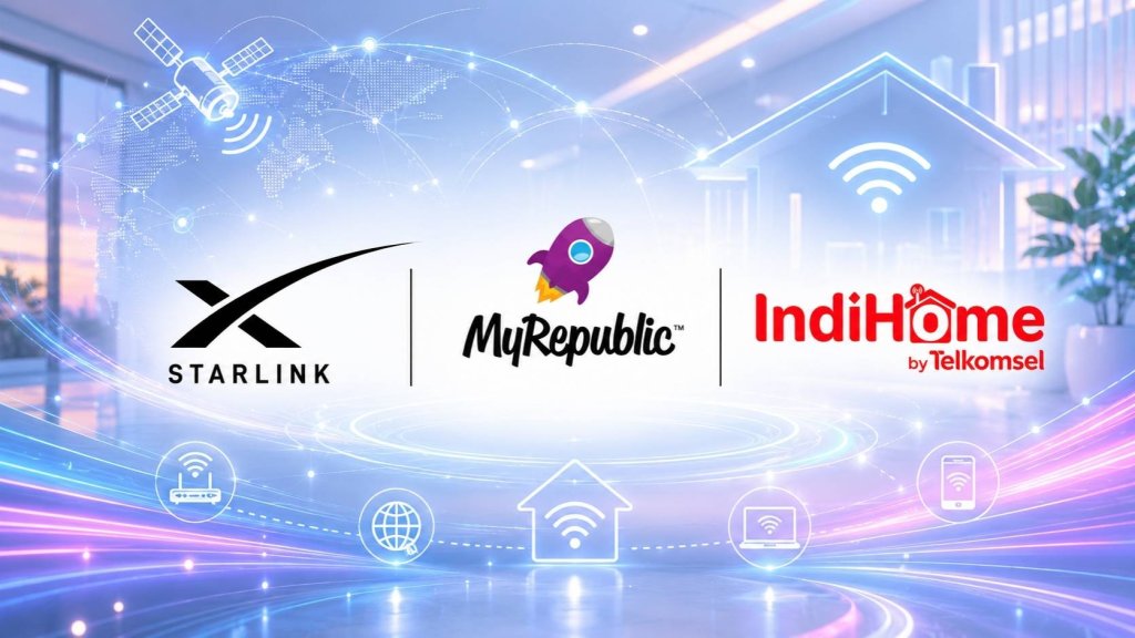 Brand Home Internet Services dengan Eksposur Media Terkuat di Indonesia: Starlink, MyRepublic, dan IndiHome
